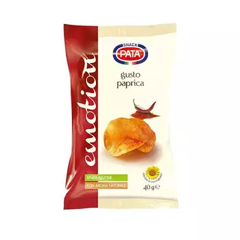 Чипсы картофельные cо вкусом паприки 40г PATA