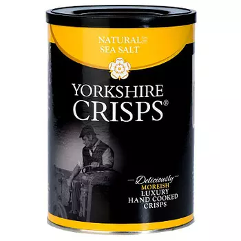 Чипсы картофельные морская соль British Crisp