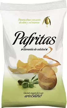 Чипсы картофельные с морской солью Pafritas