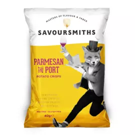 Чипсы картофельные со вкусом пармезана/портвейна Savoursmiths