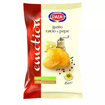 Чипсы картофельные со вкусом сыра и перца 45г PATA