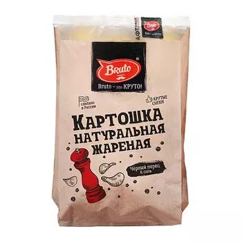 Чипсы Картошка жареная с солью 70г Bruto