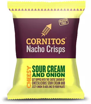 Чипсы кукурузные Начос сметана/лук Cornitos Nacho Crisps