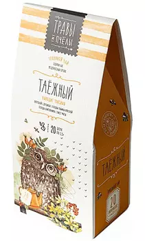 Чай травяной Травы и пчелы Таежный 30г пирамидки