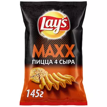 Чипсы "Lays-Махх" пицца 4 сыра