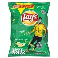 Чипсы молодой зеленый лук Lays