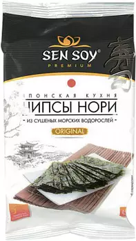 Чипсы-Нори из морских водорослей Оригинальные Sen Soy
