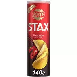 Чипсы Стакс Пикант Паприка 140г Lays