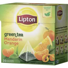Чай зеленый MANDARIN ORANGE 20 пирамидок Lipton