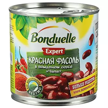 Фасоль красная в соусе 425мл Bonduelle