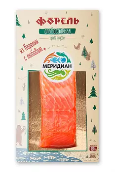 Форель филе-кусок слабосоленая с/к Карелия Меридиан