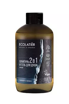 Гель для душа и шампунь для мужчин грейпфрут &amp; вербена Ecolatier