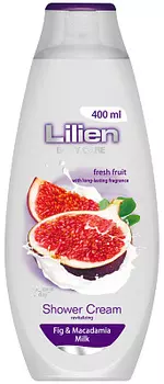 Гель для душа Инжир и Молочко Макадамии Lilien