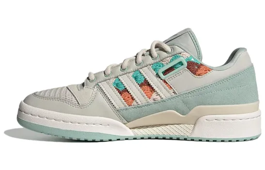 Женская обувь для скейтбординга adidas originals FORUM, White/Green