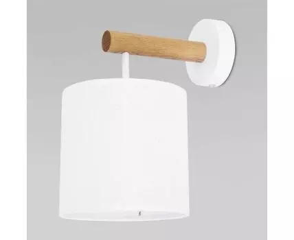 Настенный светильник с тканевым абажуром 4108 Deva White