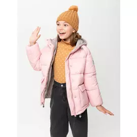 Куртка с капюшоном для девочек (розовый, 128/ 8-9 YEARS)