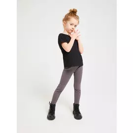 леггинсы для девочек (серый, 92/ 2-3 YEARS)