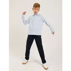 Классические брюки для мальчиков (синий, 140/ 10-11 YEARS)