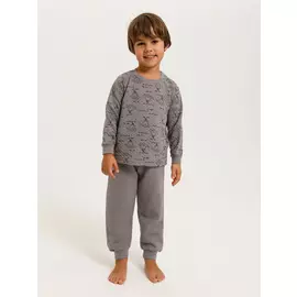 комплект пижамный для мальчиков (серый, 92-98 (2-3 YEARS))