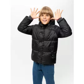 куртка для мальчиков (черный, 146/ 11-12 YEARS)