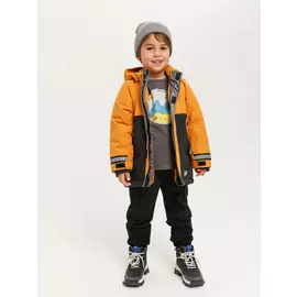 куртка для мальчиков (оранжевый, 116/ 6-7 YEARS)