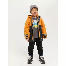 куртка для мальчиков (оранжевый, 98/ 3-4 YEARS)