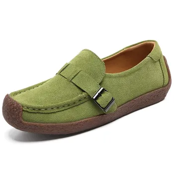 Мокасины en cuir vritable pour femmes, корзины с расстегнутыми концами, тарелки chaussures pour mre, grande Taille 35–43, модерн, 2022 г. 35 бежевый