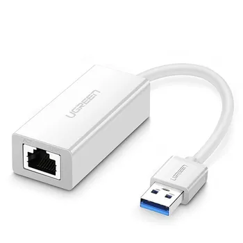 Адаптер UGREEN 20255 USB 3.0 Gigabit Ethernet, белый