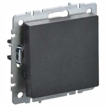 Переключатель перекрестный IEK BR-V13-0-10-K02 BRITE 10А ВС10-1-3-БрЧ Черный