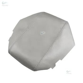Мягкий кожаный подлокотник из микрофибры, чехол для Chrysler 300 2008 2009 2010, салон автомобиля, центральный подлокотник, крышка, наклейка, отделка чёрный