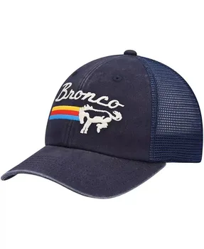Мужская темно-синяя регулируемая шляпа Ford Bronco Auto Raglan Bones American Needle, синий