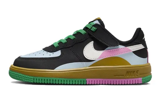 Air Force 1 Kids" Скейтбординг Обувь Дети Nike, черный/синий