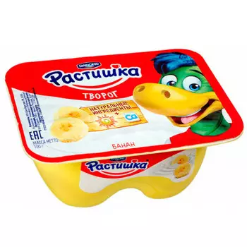 Творог Растишка банан 100г 3,5%
