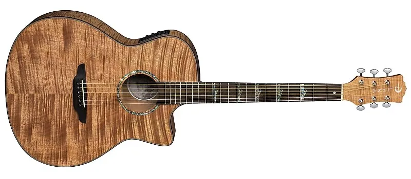 Акустическая гитара High Tide Exotic Mahogany Grand Concert Cutaway A/E Support Small Business Gig Bag Included !