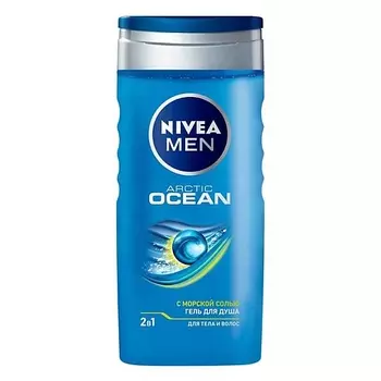 NIVEA MEN Гель для душа 2в1 "OCEAN" для тела и волос