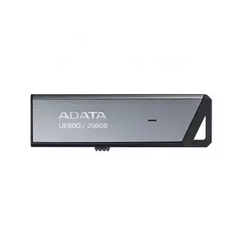 Флешка A-DATA 256GB (AELI-UE800-256G-CSG) Elite UE800, USB 3.2/TypeC, Серый, металлич.1000/1000 Mb/s