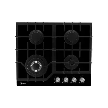 Газовая варочная поверхность Midea MG643TGB черный