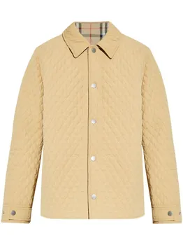 Burberry двусторонняя стеганая куртка, нейтральный цвет