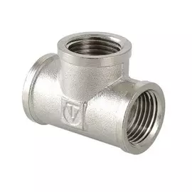 тройник резьбовой VALTEC 1/2" ВР латунь
