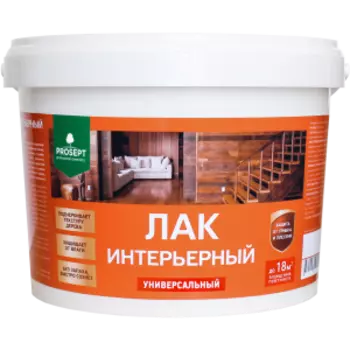 Лак акриловый интерьерный Prosept универсальный, 2 л, глянцевый