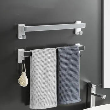 2PCS Полотенцесушитель Ванная комната Паста Вешалка для полотенец Простые тапочки Стойка для кухни Тряпичная стойка Однополюсная стойка Держатели Стойки 46*8.5*5cm