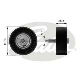 ролик обводной ремня НО!\ Ford Focus/Mondeo 1.6/1.8/2.0 16V 98-01