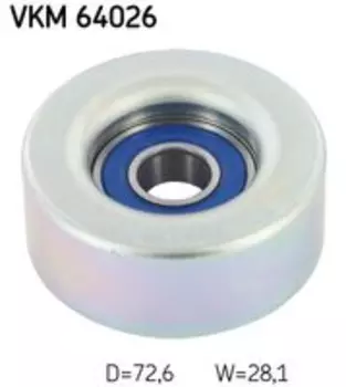 ролик обводной ремня НО!\ Mazda 3 1.6MZR 09> VKM64026 SKF