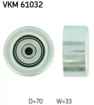 ролик обводной ремня НО!\ Toyota Land Cruiser Prado 120/150 2.7/4.0 03> VKM61032 SKF