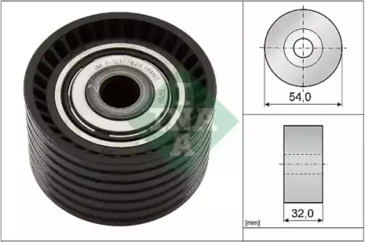 ролик обводной ремня ГРМ!\ Renault Laguna/Megane 1.4-2.0 97> 532 0774 10 INA