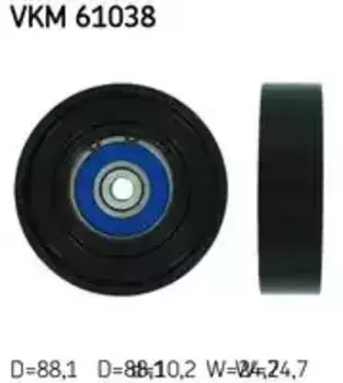 ролик обводной!\ Toyota Yaris 1.0/1.3 99> VKM61038 SKF