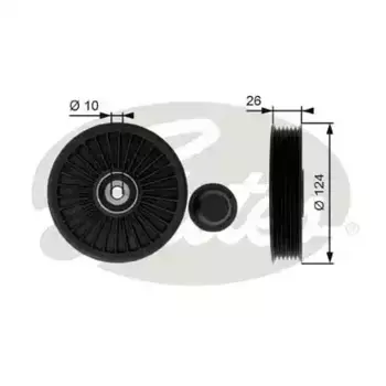 РОЛИК ОПОРНЫЙ ДВС VOLVO S70,XC 90,S80,S40,V70,S60 T36216 GATES