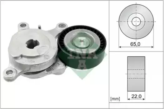 ролик приводного ремня! ALT\ MB W246/W176/W205/C117/X117 1.6-2.0i 11> 534 0575 10 INA