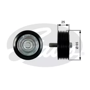 ролик приводного ремня! d65мм\ MB C218/R231/W212/W166/W221/W463 5.5/X166 T36433 GATES
