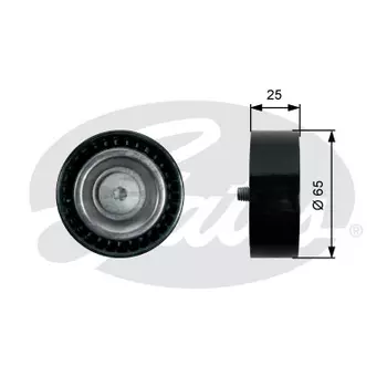 ролик приводного ремня! d65мм\ MB W212/W166/W221/W222/R231/R172 T36432 GATES